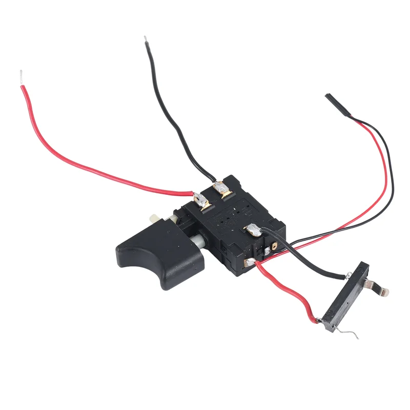 AB08-DC 7.2 فولت - 24 فولت 16A مفتاح التحكم في المثقاب الكهربائي مفتاح الزناد اللاسلكي مع ضوء صغير لأداة الطاقة