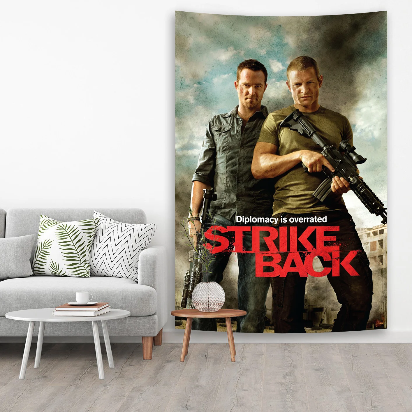 Classic Tv Strikes Back Poster Tapestry Bedroom Background Decoration Wall Hanging Home Decoration