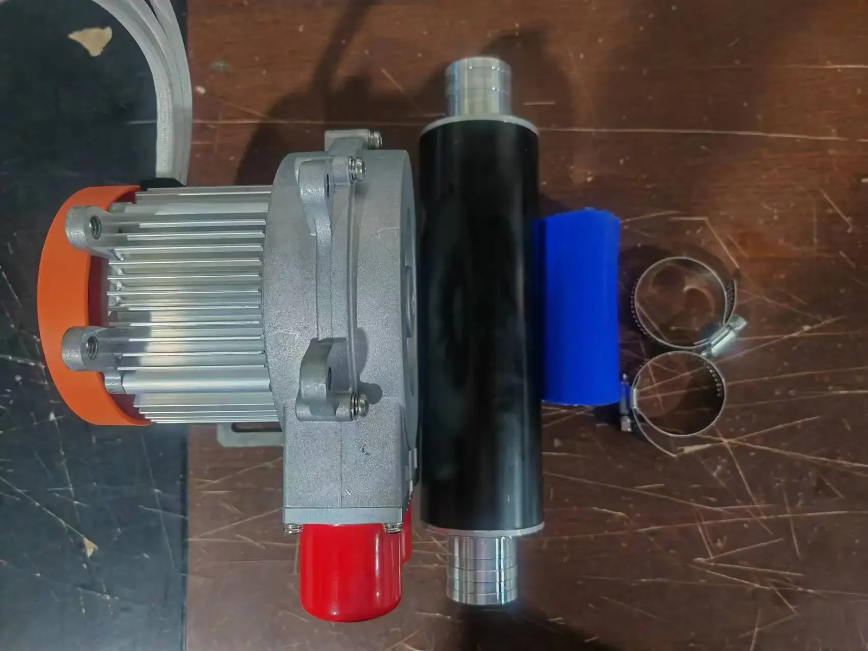 145mm Brushless DC Blower 40kpa  Recirculation  Environment Aluminum Blade Bearing Motor with Driver and