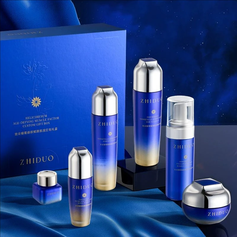 Face Skin Care Sets Tightening Skin Elasticity Essence Muscle Penetration Skincare Sets Shrink Pores Brighten Improve Roughness