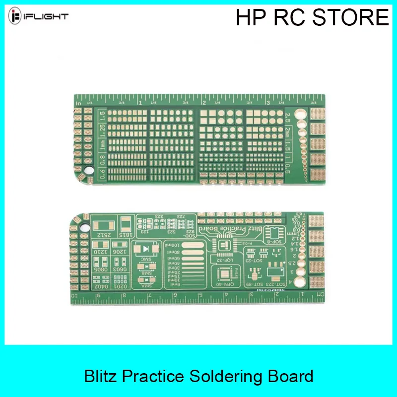 iFlight Blitz Practice Soldering Board Flight Controller ESC PCB Welding Technique Exercise 100x40mm For RC DIY FPV Racing Drone