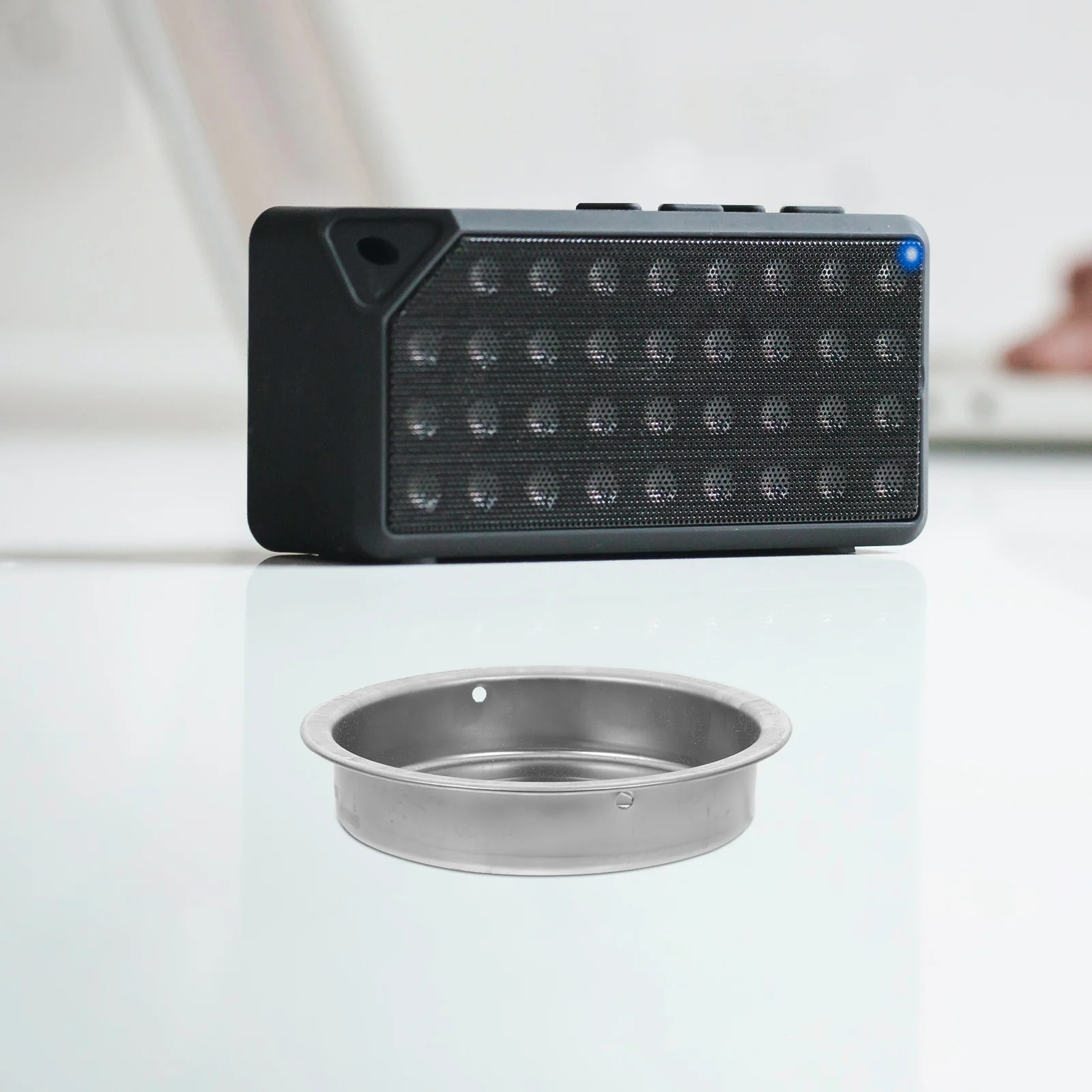 

2 шт. Закрытая портативная карманная подставка для пепельницы, аксессуар для уличной мусорной банки из нержавеющей стали для курения