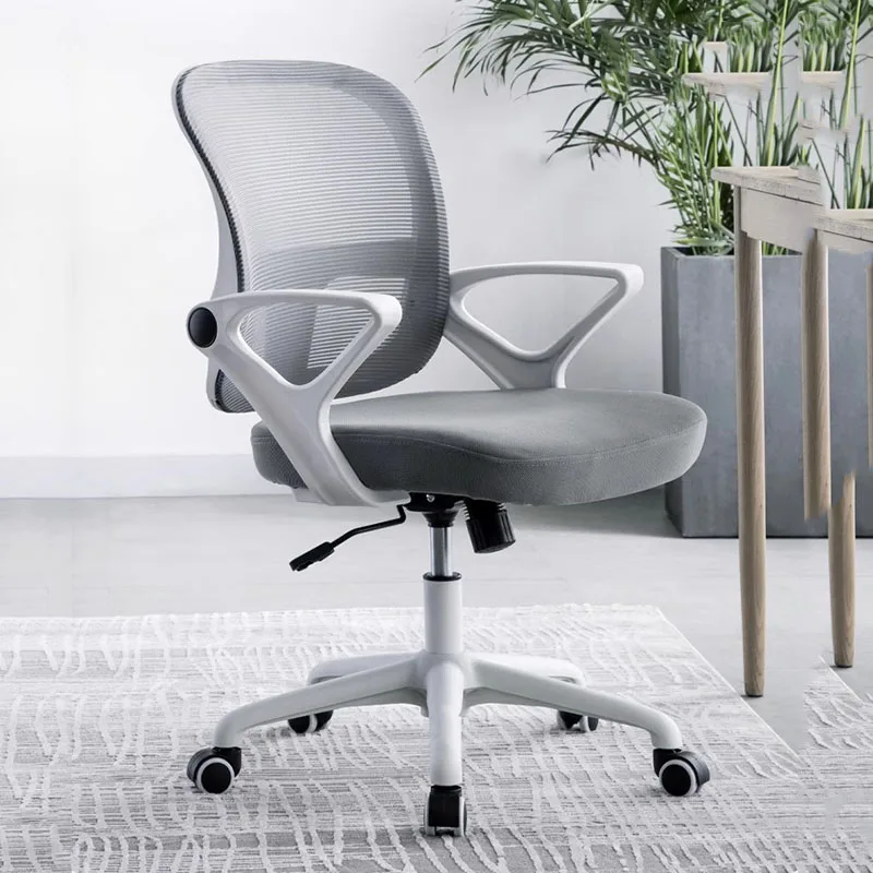 

Ergonomic Computer Office Chair Comfortable Arm Nordic Bedroom Designer Office Chair Rolling Vanity Taburete Trendy Furniture