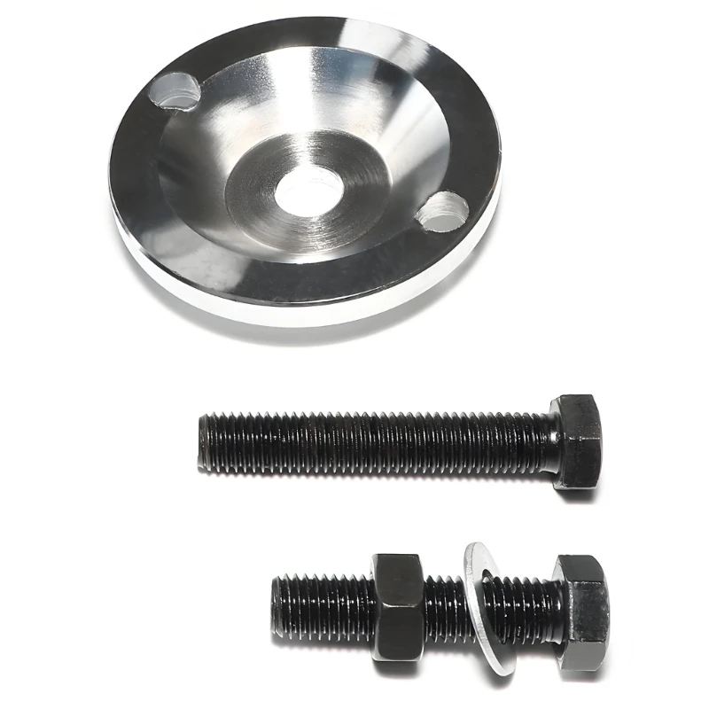Cup-Shaped Bushing Positioning Tool with Central Threaded Hardware