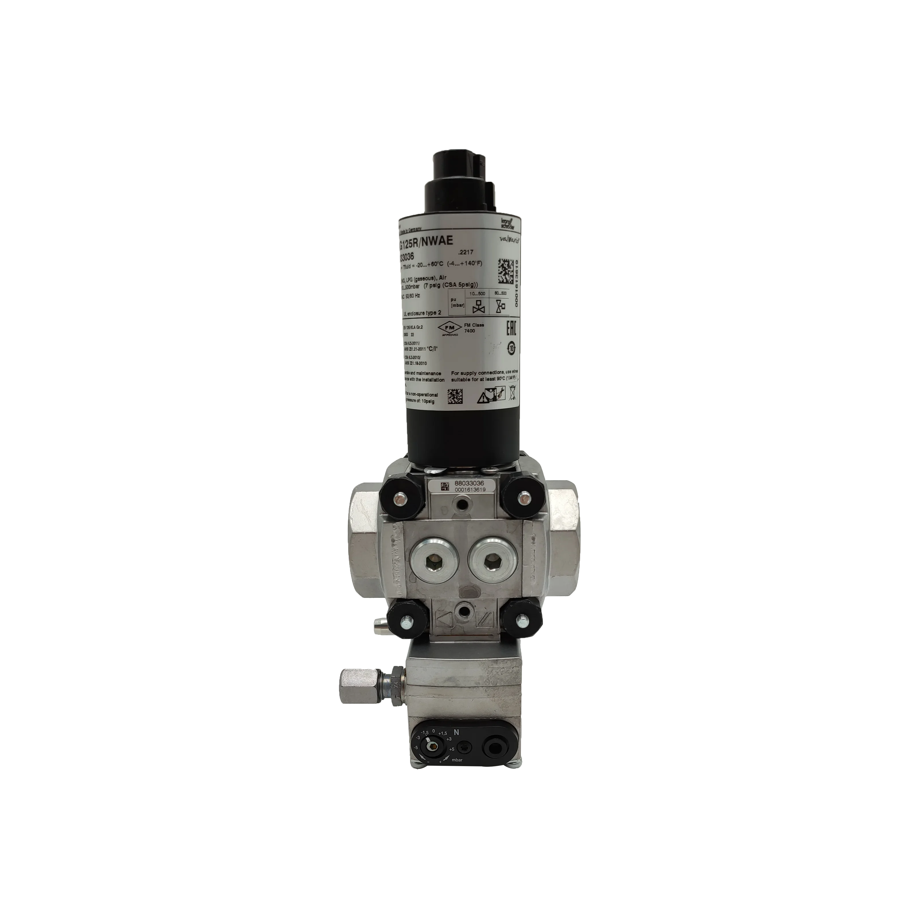 Kromschroder VAG 125R/NWAE Gas Proportional Solenoid Control Valves The Electronagnetic Valve