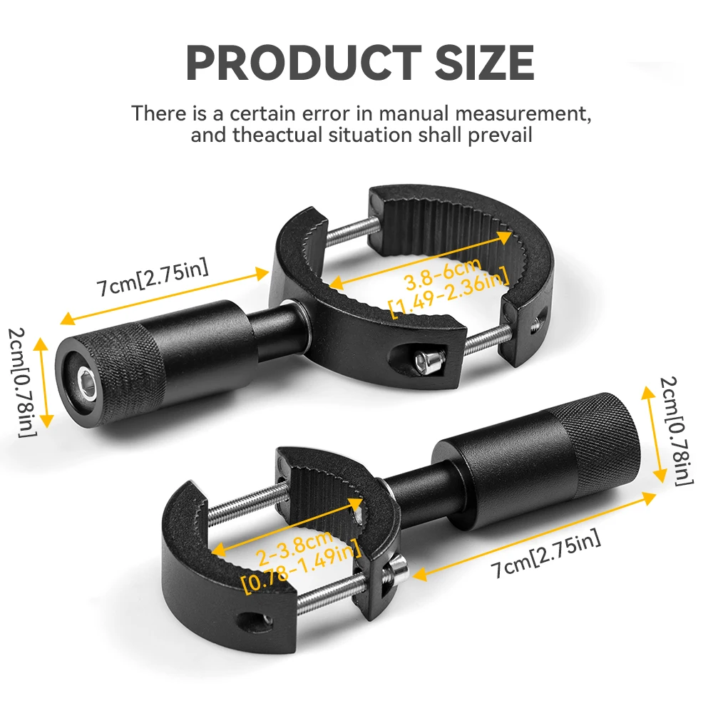 Motorcycle Fog Light Bracket Motorcycle Auxiliary Headlight Support Universal Fork Spotlight Holder Headlight Extension Bracket