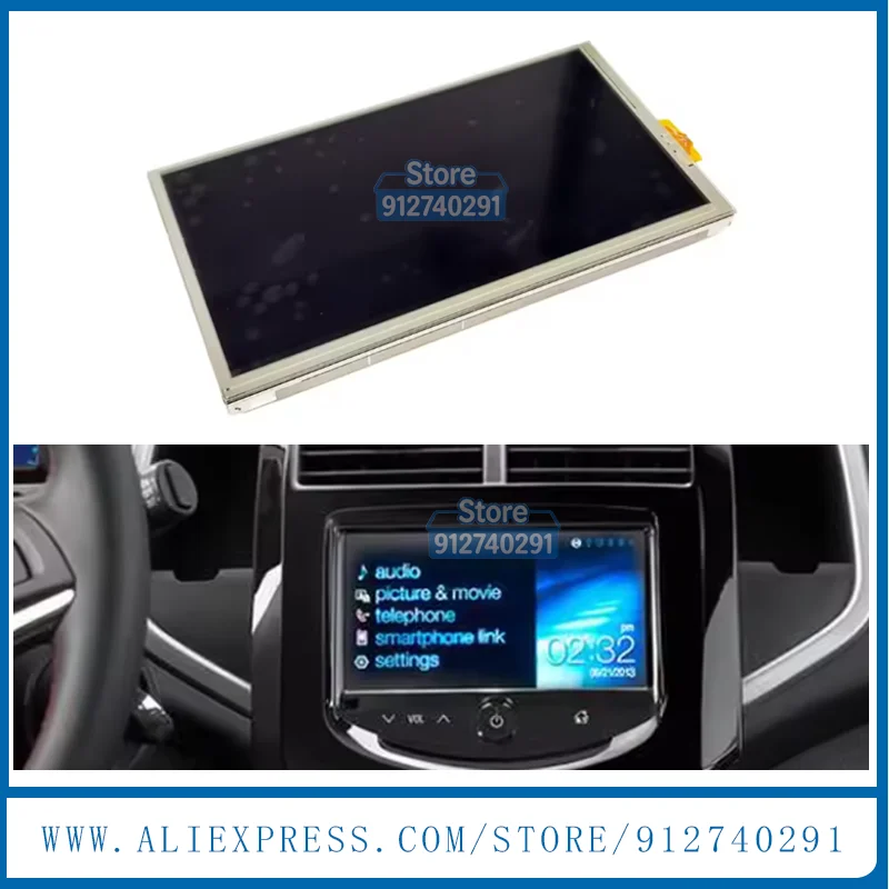 LA070WV1-TD05 Oryginalny 7-calowy panel wyświetlacza LCD do nawigacji GPS w samochodach Opel Adam z lat 2013-2018 LA070WV1(TD)(05) LA070WV1 TD05 — zdjęcie produktu 3