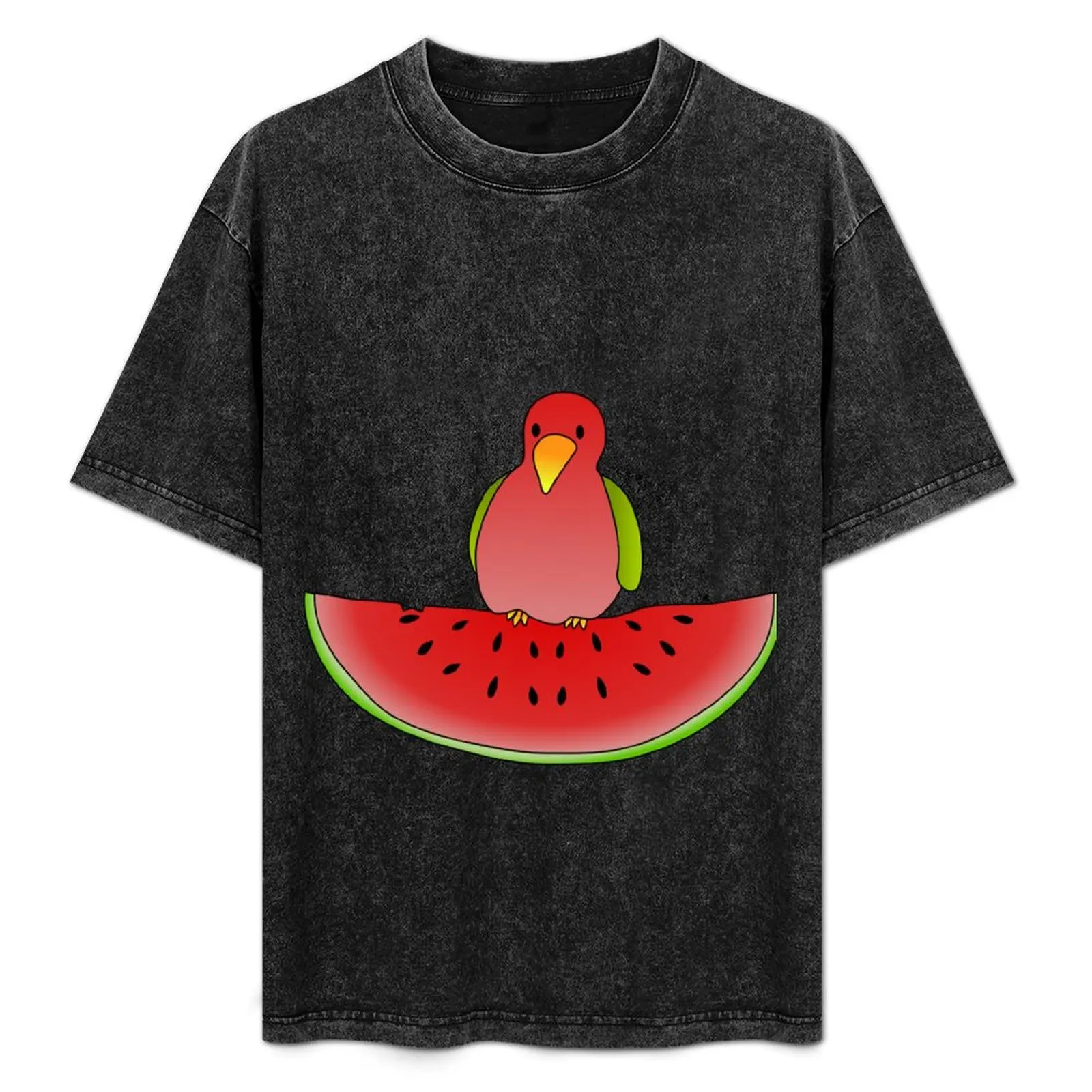 

Watermelon Bird - Chonky Boy T-Shirt Gym Exercise Short Sleeve T-Shirt