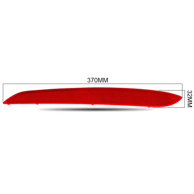 Left/Right Rear Bumper Reflector Lamp Light Cover Fit for Hyundai Sonata Sport Tech 2015 2016 2017 US 92405C1000 92406C1000