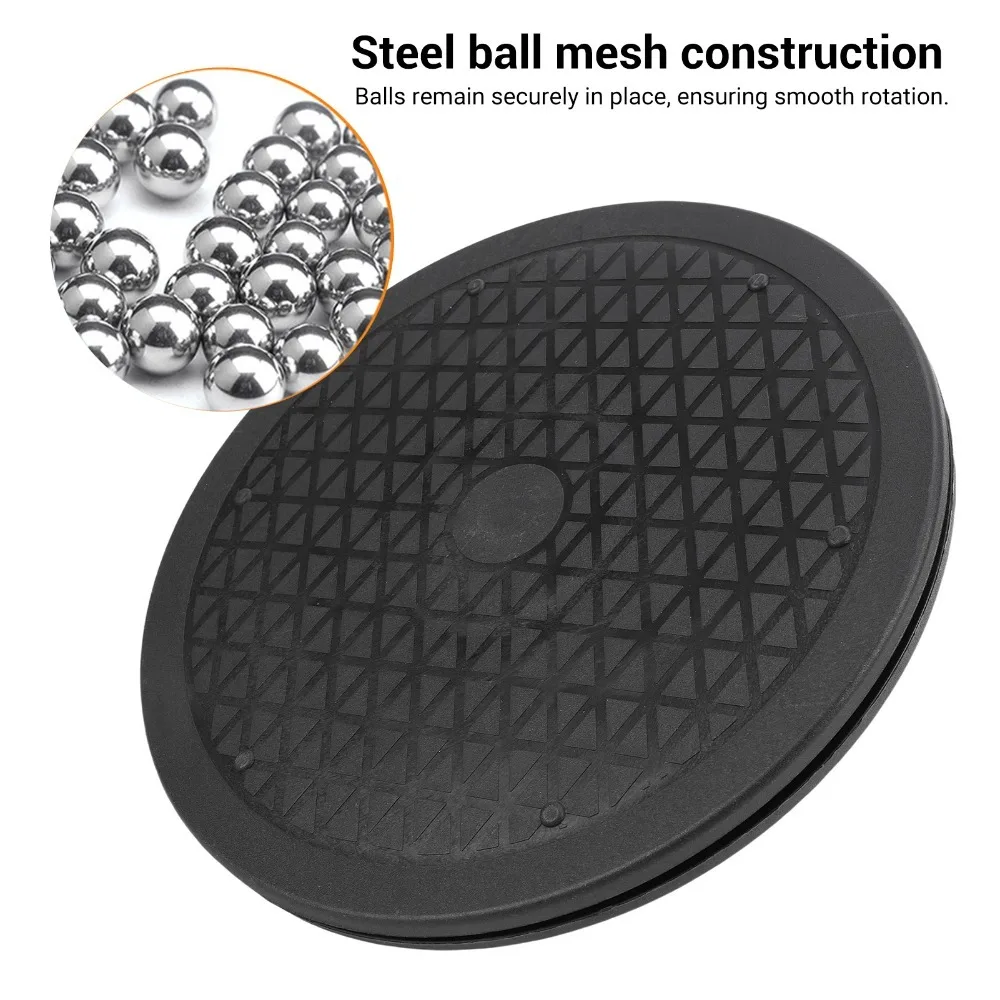 2pcs 360° Rotation Rotating Turntable Base Versatile Smooth Swivel Display Stand Lazy Susan Turntable Potted Plant Display