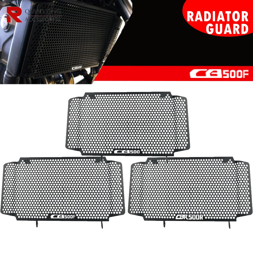 

For Honda CBR500R CB500F 2013-2024 Motorcycle CB500 Hornet 2024 2025 2026 Radiator Grille Grill Guard Protector Cover Protection