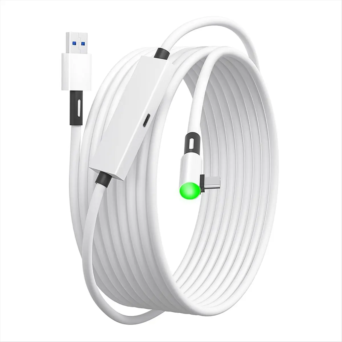 A49T USB3.2 Gen1 VR Link Cable Fast Charge VR Cable with Light for 3S 3 2/ Neo 3/ 4 VR Accessories