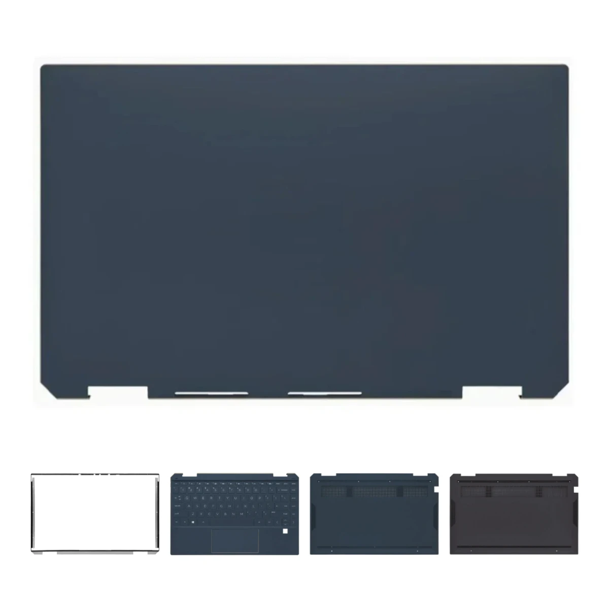 Compatible with Spectre x360 13-AW TPN-Q225 Series Laptops LCD Top Cover Palm Rest Screen Bezel,Bottom Case Keyboard, ABCD Cover