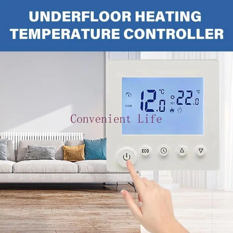 L1EE ترموستات مضخة الحرارة الموفرة للطاقة غير قابل للبرمجة ترموستات التدفئة الأرضية