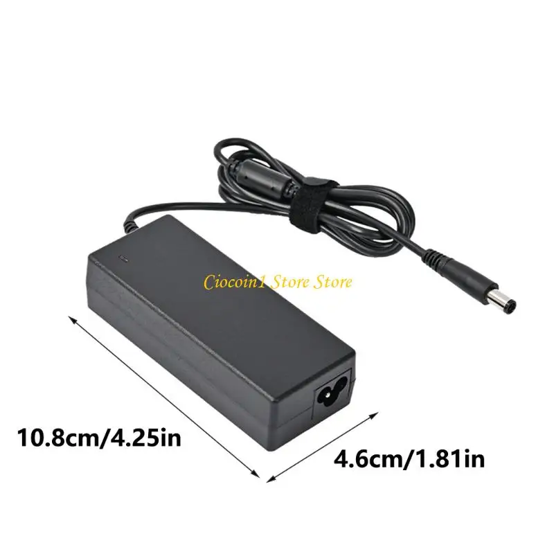 A3PC 90W 19.5V 4.62A محول شحن 17R N7110 N5110 1720 1537 1564 N4110 3721 6000 6400 E6410 E4310 3450 3543 E4300 #6