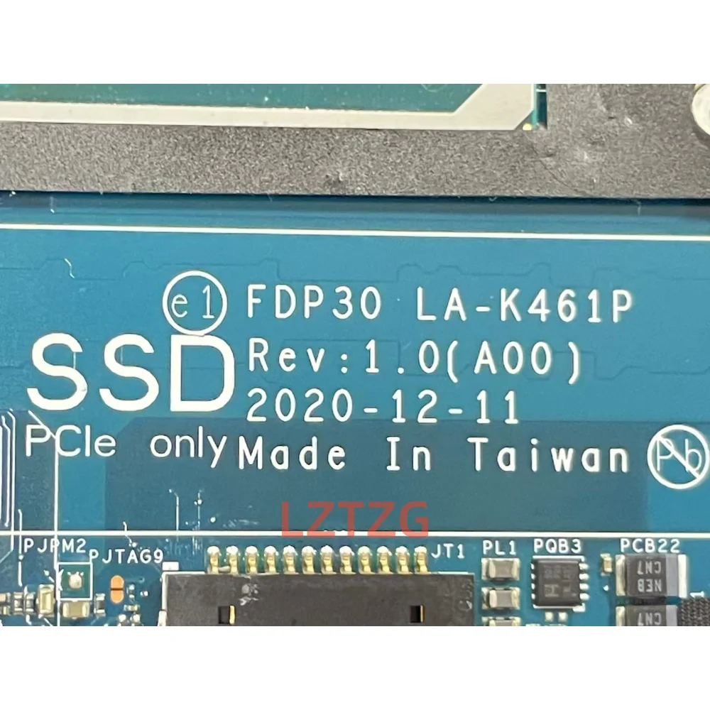 LA-K461P لـ Dell XPS 13 9305 اللوحة الأم للكمبيوتر المحمول وحدة المعالجة المركزية I5-1135G7 I7-1165G7 8G/16G RAM DDR4 CN-0WPY05 100% تم اختبارها بشكل جيد