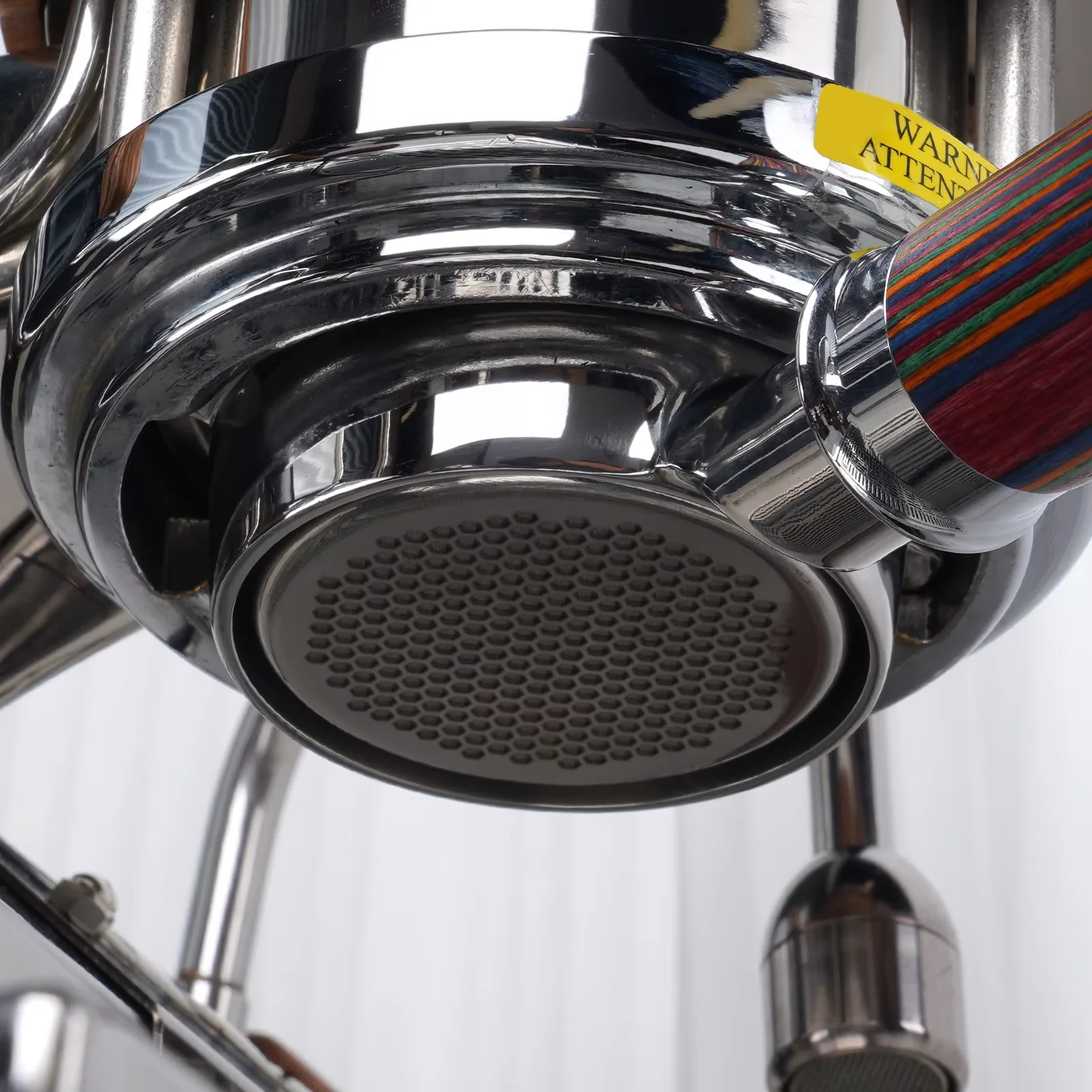 سلة فلتر إسبرسو من الفولاذ المقاوم للصدأ لخلية النحل من IKAPE - استخلاص عالي الدقة لصانع القهوة بفلتر القهوة بدون قاع 51/54/58 مم #4