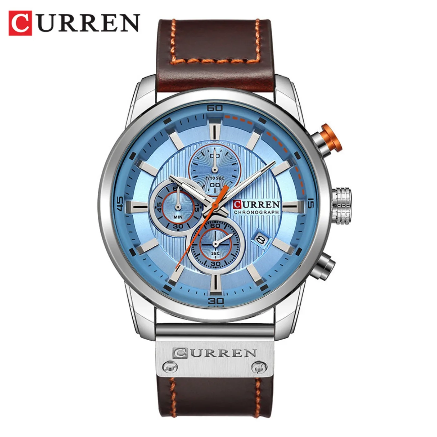 CURREN Fashion Date Quartz Men Watches Top Brand Luxury Male Clock Chronograph Sport Mens Wrist Watch Hodinky Relogio Masculino view 2
