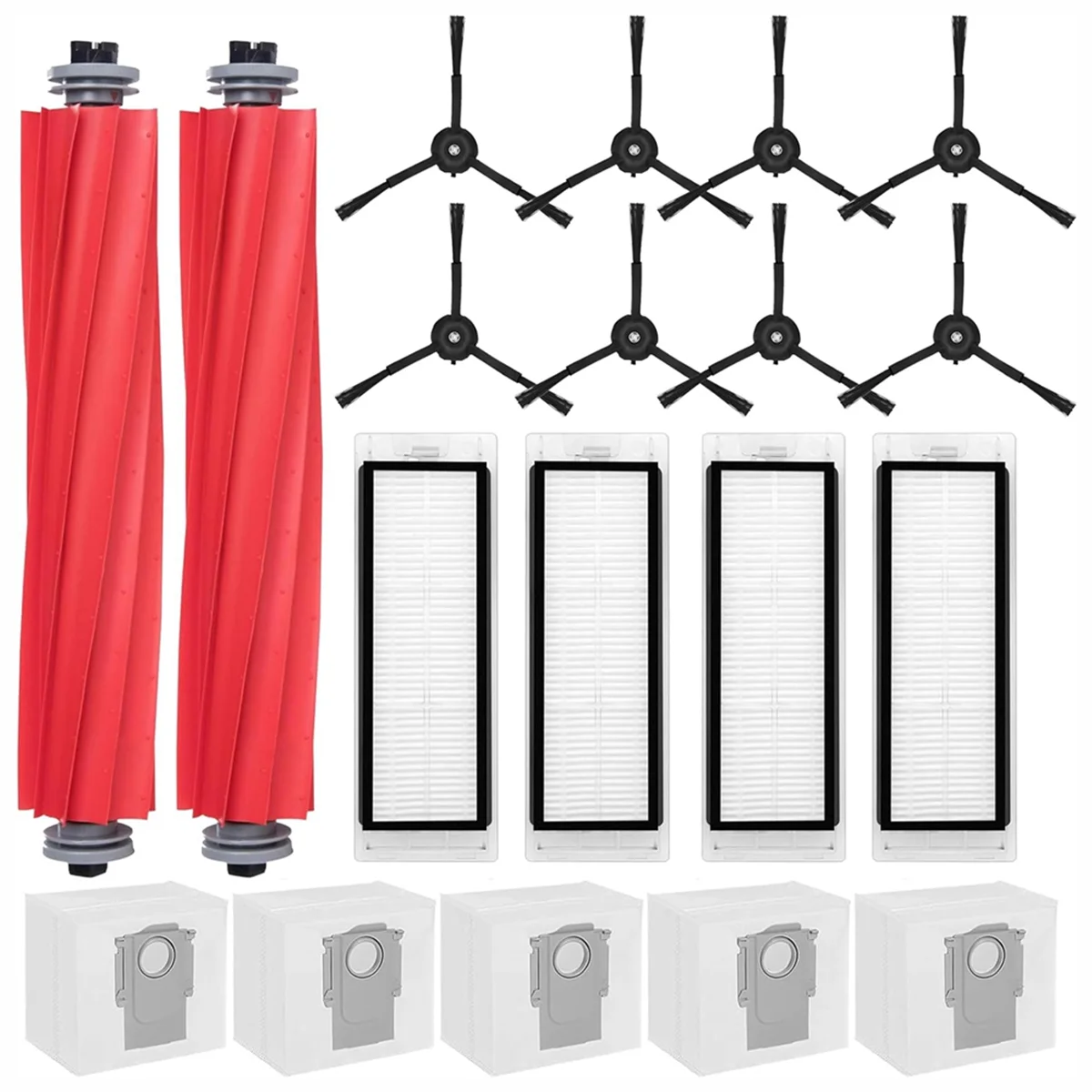 

A76Z For Q5+ Plus Replacement Accessories Kit Vacuum Cleaner Main Side Brush Hepa Filters Dust Bags