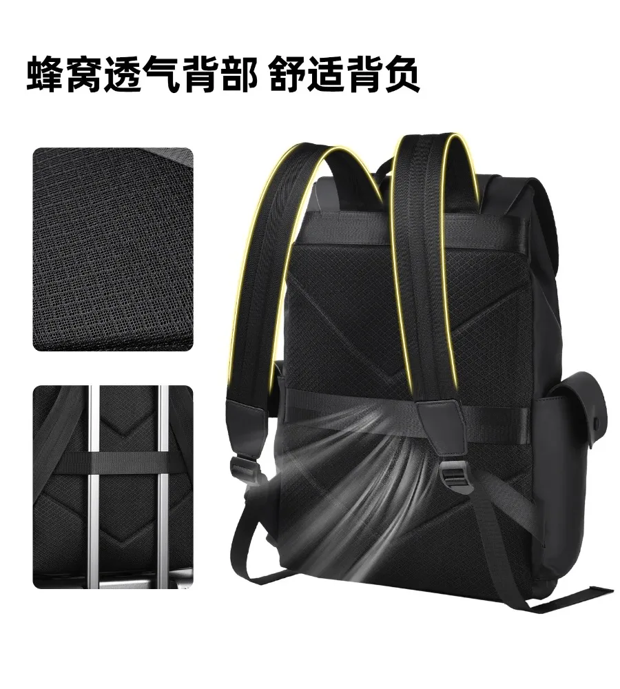 

Trendy streamlined profile keeps this backpack versatile for work school and weekend getaways