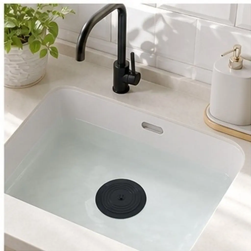 4Pcs Silicone Bathtub Drain Plug Leakproof Hair Stopper Smooth Surface Bath Tub Drain Stopper Kitchen Shower Water Blocker