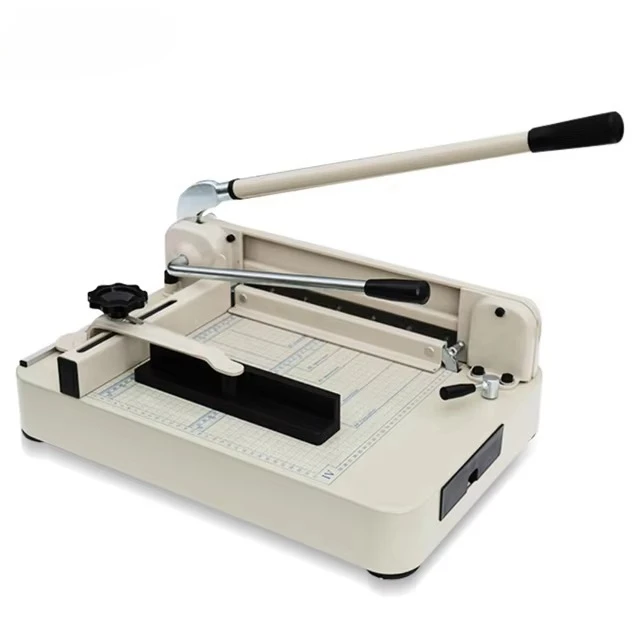 YG868 A3 Size Heavy Duty Manual Paper Trimmer Cutter High Performance Paper Processing Machinery
