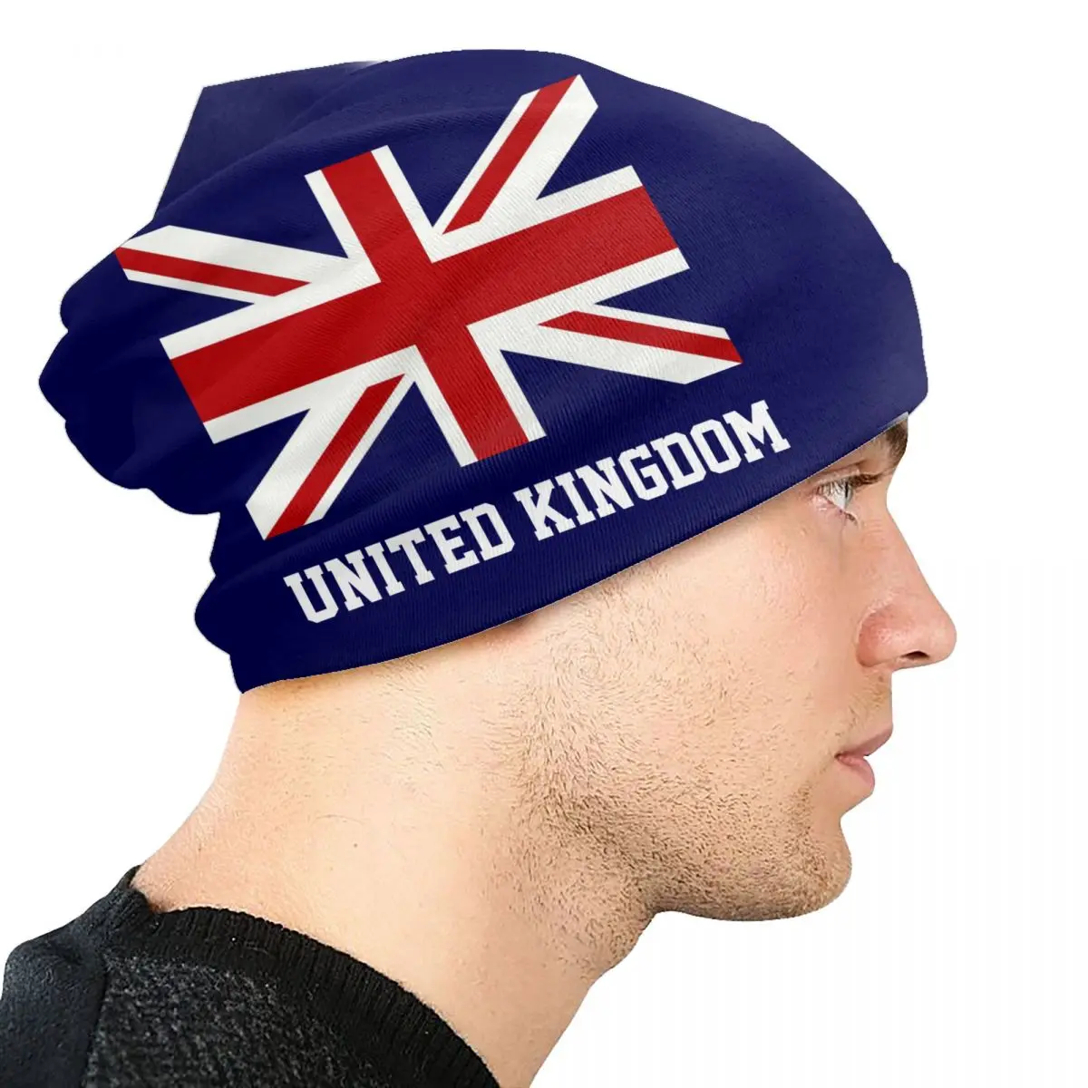 Union Jack Flag Of The UK Beanie Cap Unisex Winter Warm Bonnet Homme Knitted Hats Outdoor United Kingdom Skullies Beanies Caps