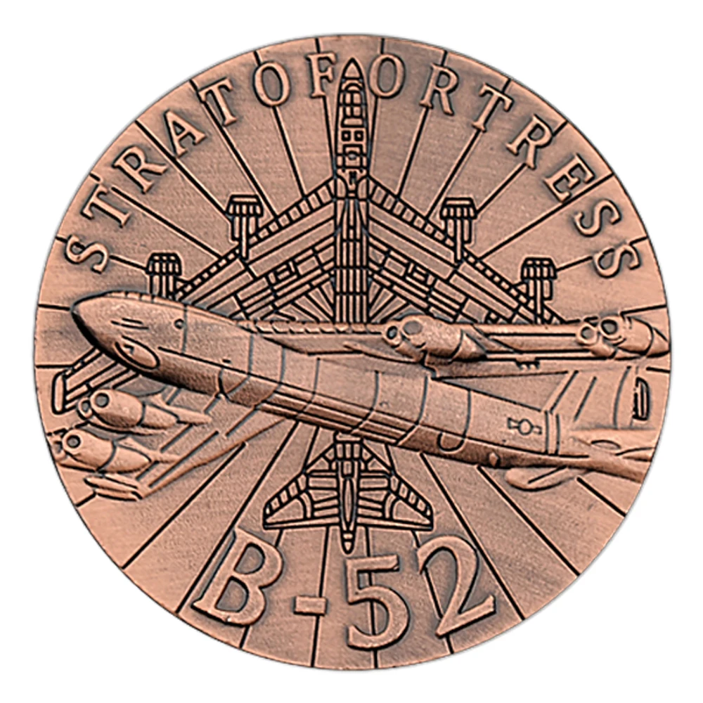 US B- 52 Bomber Challenge Coin Stratofortress Metal Copper Coin Commemorative Collection Gift