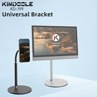 Kimdoole 360 ° Portable Rotatable Magnetic Suction Mobile Phone Tablet Desktop Stand Flexible Arm Anti Slip Universal Base
