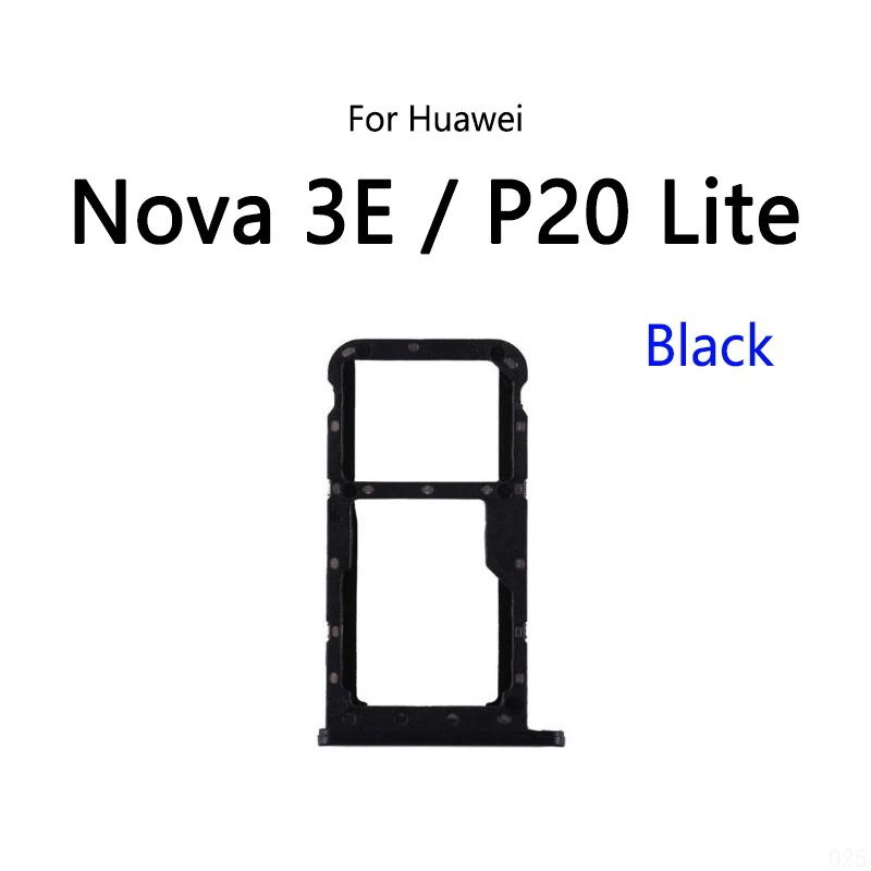 SIM Card Slot Tray Holder Sim Card Reader Socket For Huawei Nova 3E / P20 Lite