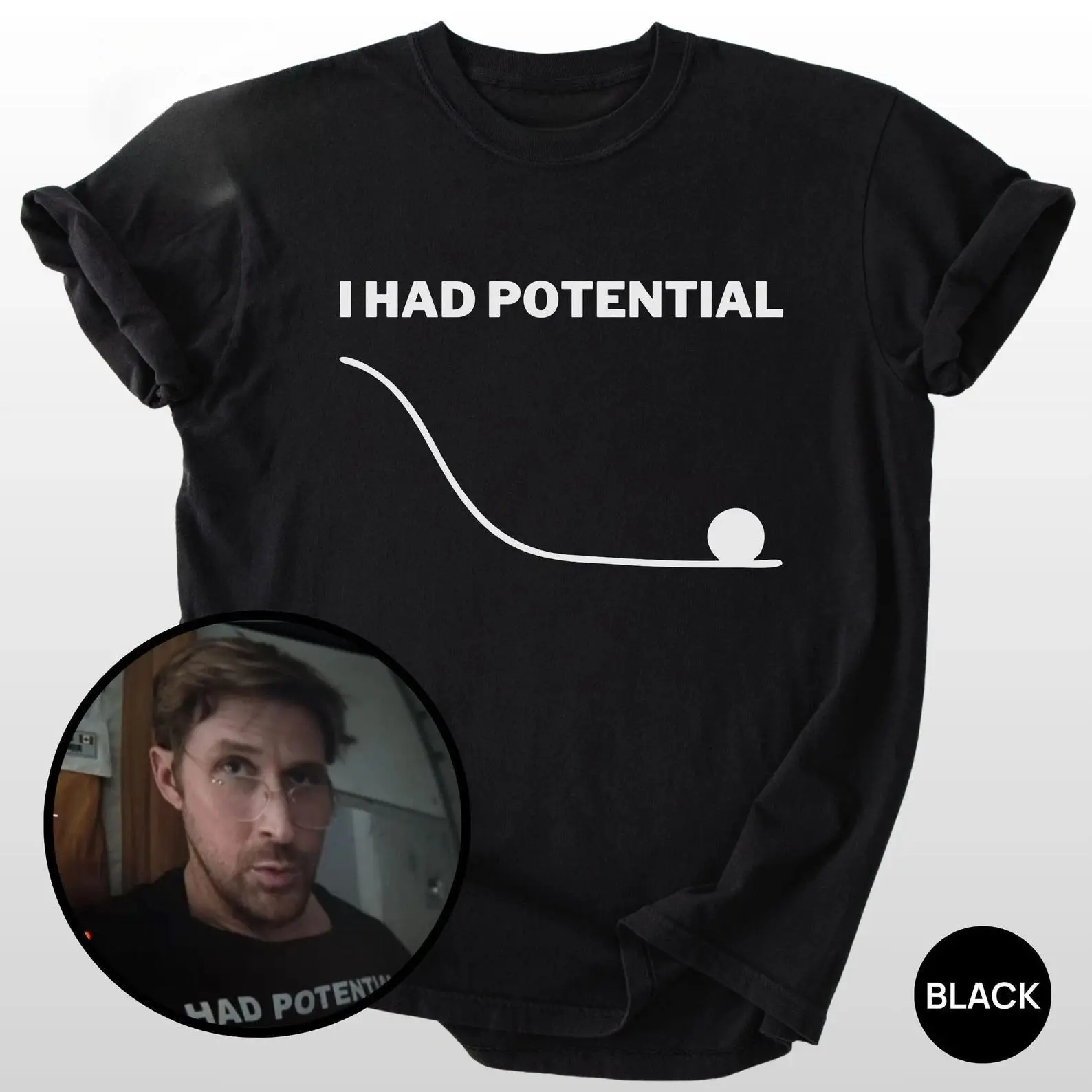 Project Hail Mary “I Had Potential” Ryland Grace Same Style Unisex Shirt 2026 Summer New Fashion Women Vintage Ladies T-shirts