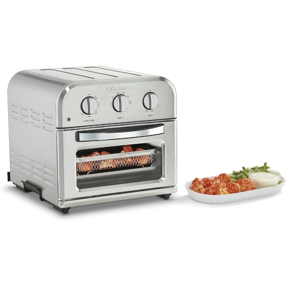 Cuisinart TOA-26 Compact Airfryer Toaster Oven, 1800-Watt Motor with 6-in-1 Functions