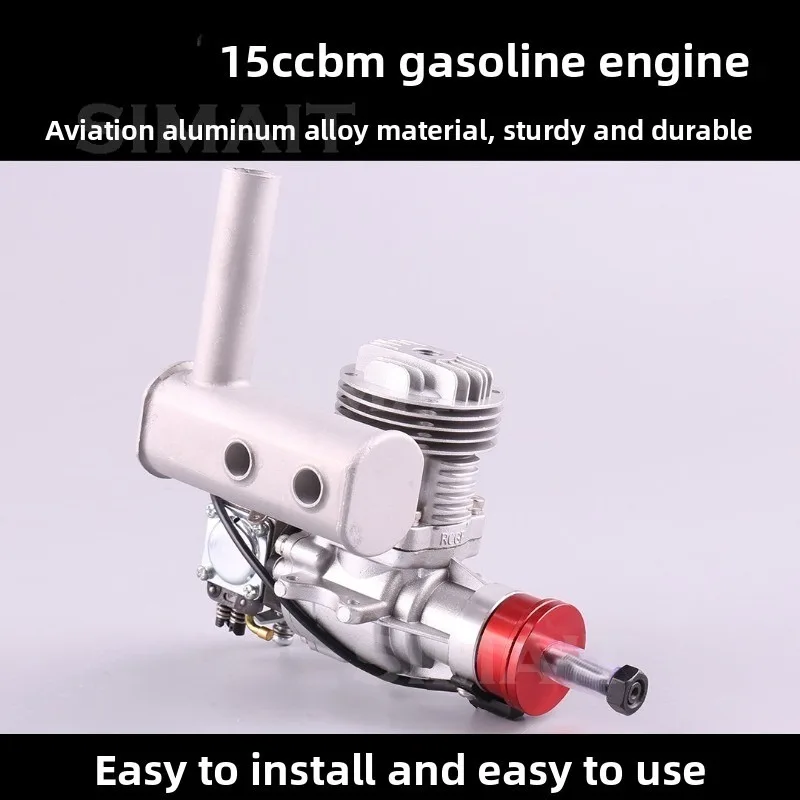 15cc 2-Stroke Air Cooled RC Plane Engine, Side Exhaust BM Model Aircraft Engine