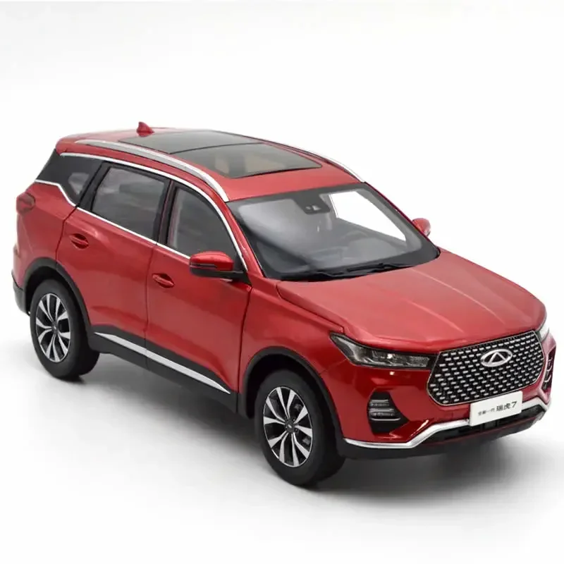 

Diecast 1:18 Scale Chery Tiggo 7 Off-road Vehicle SUV Simulation Alloy Car Model Collection Souvenir Display