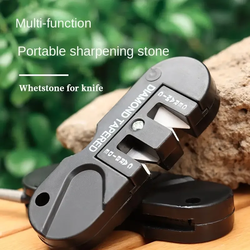 4-in-1 Multifunctional Sharpening Tool Set,Outdoor Portable Multi-function Tungsten Steel Sharpener Sharpener