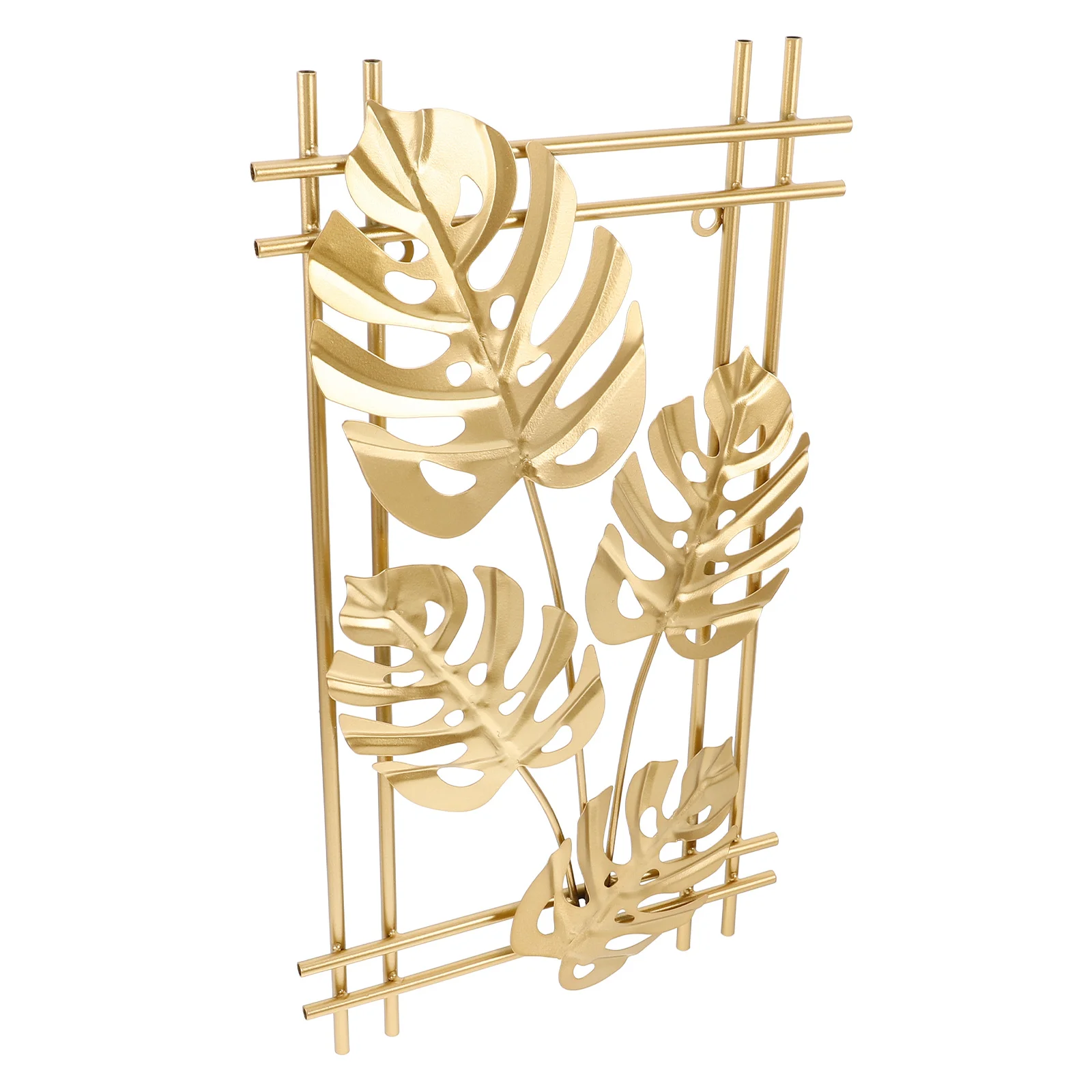 Wanddekoration für Schlafzimmer, Wohnzimmer, Metallskulptur, Behänge, goldene Blumen, Zuhause, Schmiedeeisen, schwarzes Plakette, Garten, Baum des Lebens