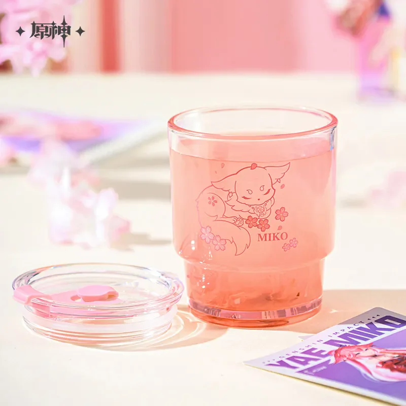 [Original] Genshin Impact Offizieller miHoYo Original Authentic Theme Fairy Fox Series Yae Miko Glasbecher Leuchtbecher Weihnachtsgeschenk