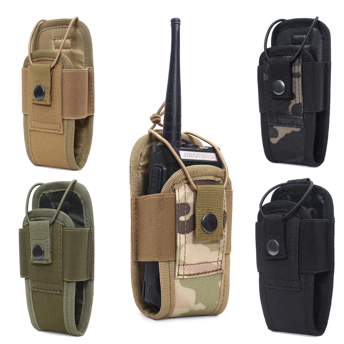 

Tactical Multifunctional Walkie-Talkie Bag Outdoor Sports Casual Sports Hanging Bag Molle Military Camouflage Sports Accessory