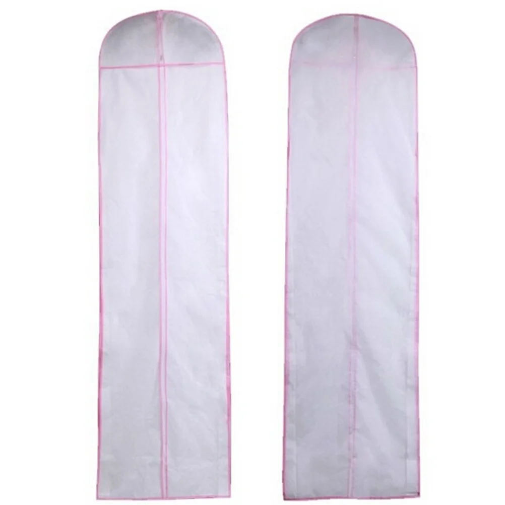 

1Pcs Dustproof Cover for Wedding Dress Garment Protection Bag 150Cm Long Plastic Voile Material Anti-Crease Breathable Carry