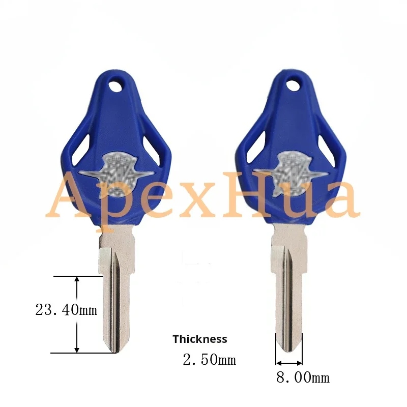 for:  Agusta MV800 F3 F4 Sports Car RVS 1090 Key Embryo Chip Installable High-Quality Car Remote Key Blank