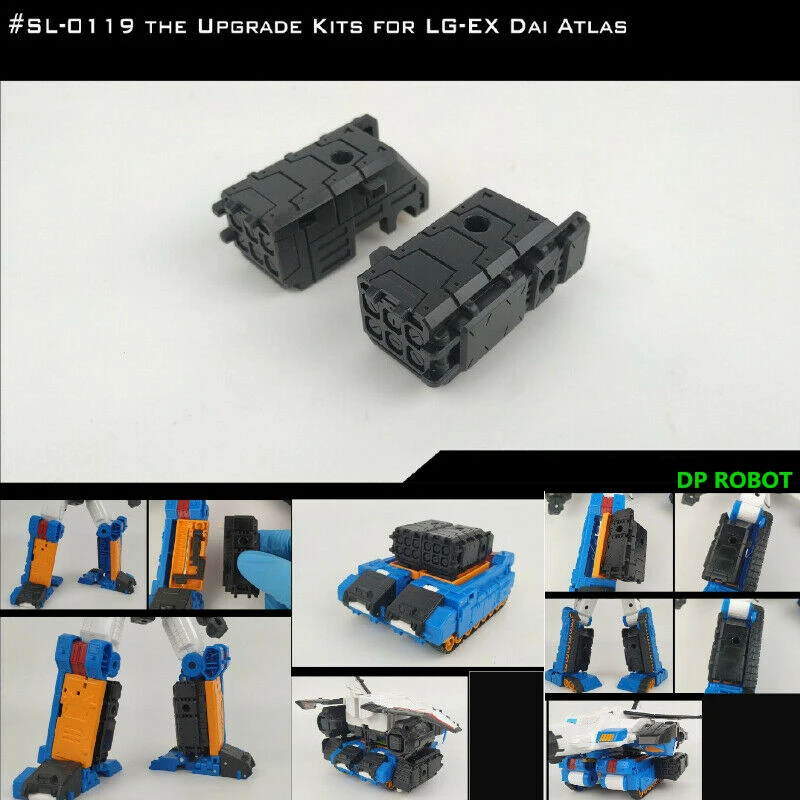 Shockwave Lab SL-119 Upgrade Kits Leg Calf Filling Parts For Transformation LG-EX Dai Atlas Action Figure Accessories