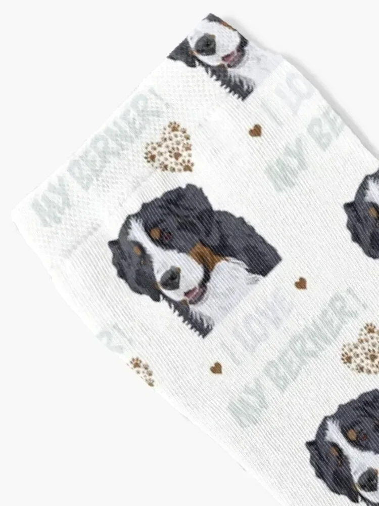 I love My Bernese Mountain Dog! Especially for Berner Dog Lovers! Socks funny gifts Lots Men Socks Women's