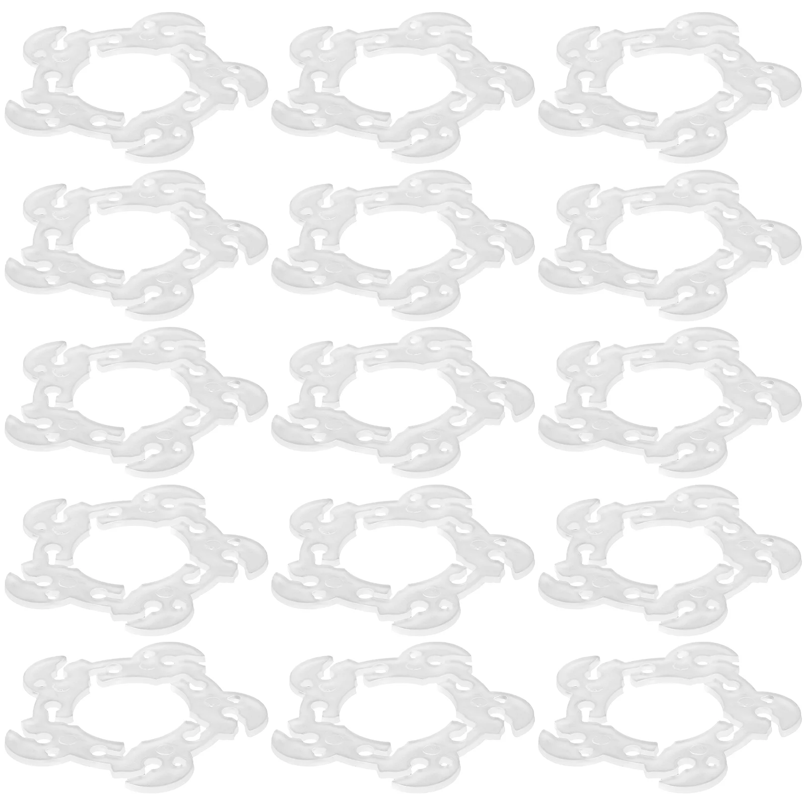 

100 Pcs Balloon Arch Clip Party Balloons Buckles Wedding Rings Decor Connectors Fixing Clear Folder Clips Folders Fixed