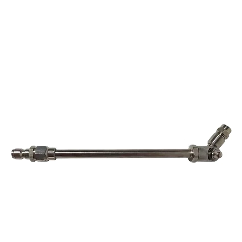 Pressure Washer Rinsing Wand for Condenser Cleaning, Rotating Fan Nozzle Wand with 1/4 Fitting and Steel Body Use