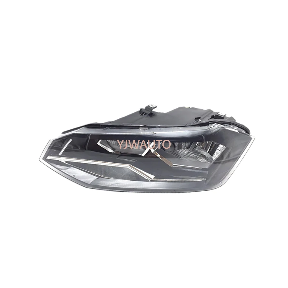 For VW Polo 2018 2019 Car Headlight Assembly Headlamp with Day Running Lamp Replacement Front Whole Auto Light Assembly