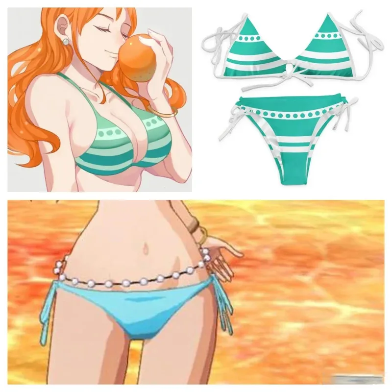 

Аниме игра Нами два года позже косплей купальник бикини для женщин и девочек пляжный купальник бюстгальтер для плавания нижнее белье костюм