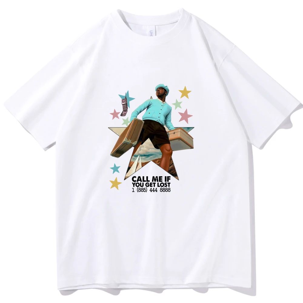 Tyler, The Creator Call Me If You Get Lost 2024 Music Fans Gift T-shirt Women and Man Regular O-neck Oversized Printing Summer