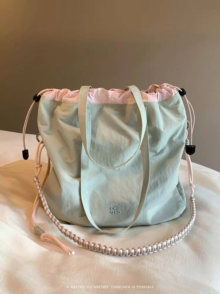 

Женская сумка в стиле пэчворк, легкая мягкая зеленая сумка-тоут Y2k, сумки подмышки, лето 2021, корейские модные сумки, универсальные