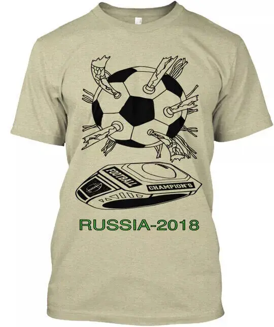 

Russia Football Cup T-Shirt Made In The Usa Size S To 5Xl