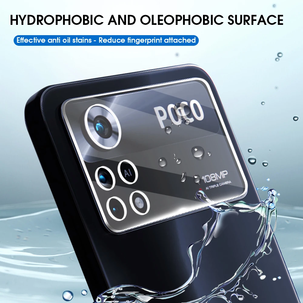 3-1Pcs For Xiaomi Poco X4 Pro 5G X3 Rear Camera Tempered Glass Screen Protector Back Lens Clear HD Protective Film Accessories